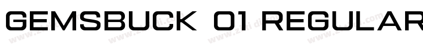 gemsbuck 01 regular字体转换